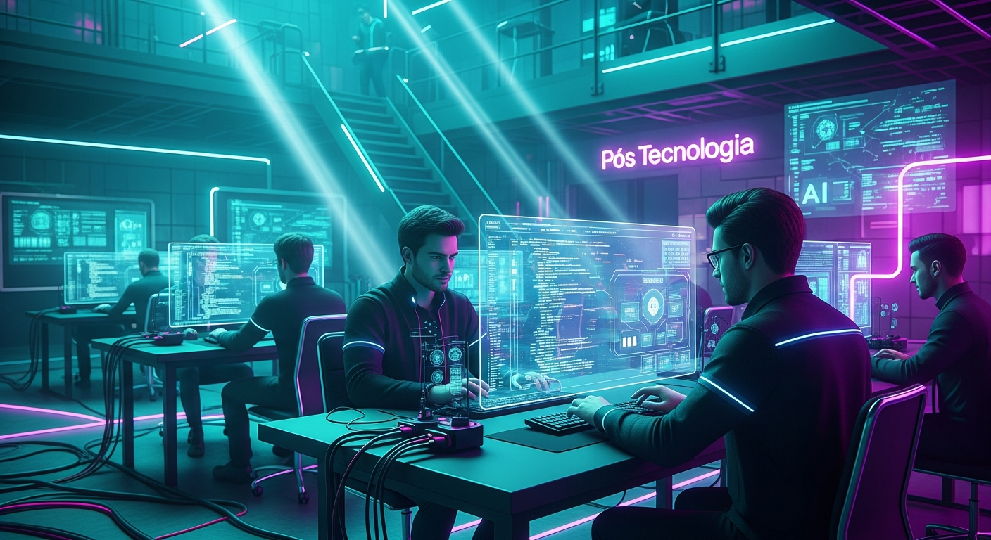 Profissionais desenvolvendo sistemas